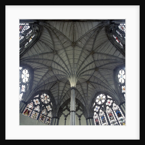 Fan Vaulting in Westminster Abbey Chapter House Ceiling by Anonymous