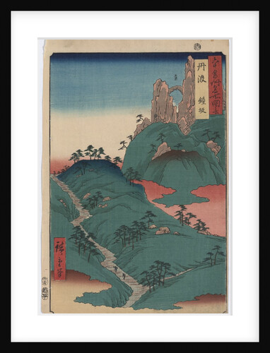 Kanesaka of Tanba by Ando Hiroshige II