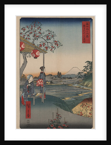 Fujimi Teahouse at Zoshigaya by Ando Hiroshige