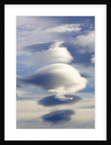 Lenticular Clouds Over Tundra by Anonymous