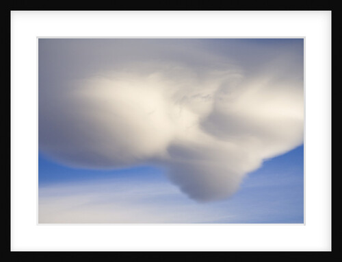 Lenticular Clouds Over Tundra by Anonymous