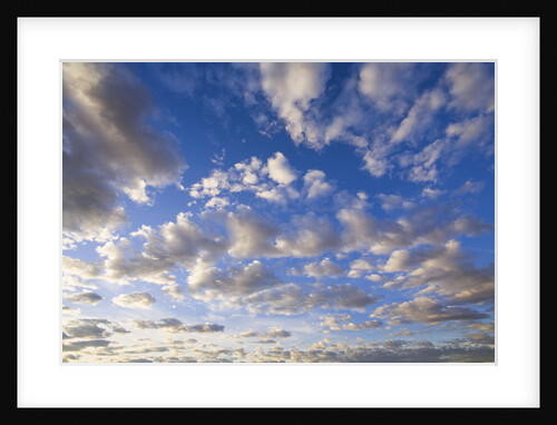 Cumulus Clouds Over Sandstone Buttes at Sunrise by Anonymous