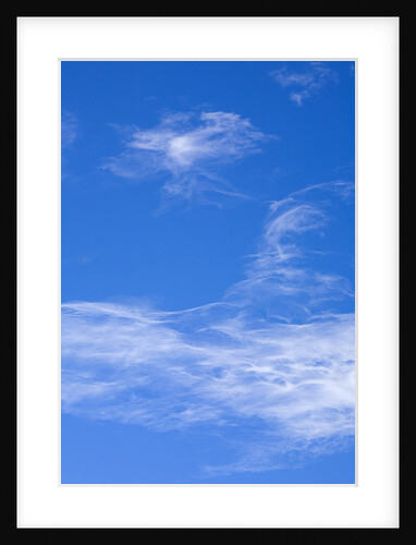 Delicate Cirrus Clouds Above Desert by Anonymous