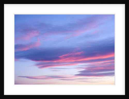 Colorful Clouds in Evening by Anonymous