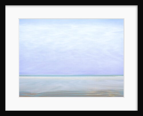 Surf Lapping Sandy Beach in Winter by Anonymous