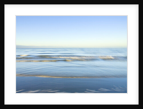 Small Waves Lapping Sandy Beach by Anonymous
