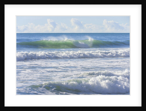 Tide Waves of Pacific Ocean Rolling Toward Shore by Anonymous