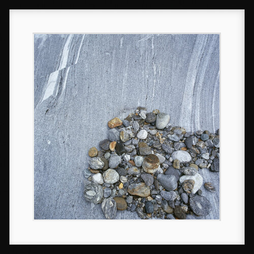 Pebbles on Boulder by Anonymous