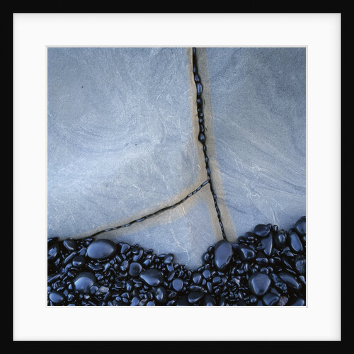 Pebbles Against Boulder by Anonymous