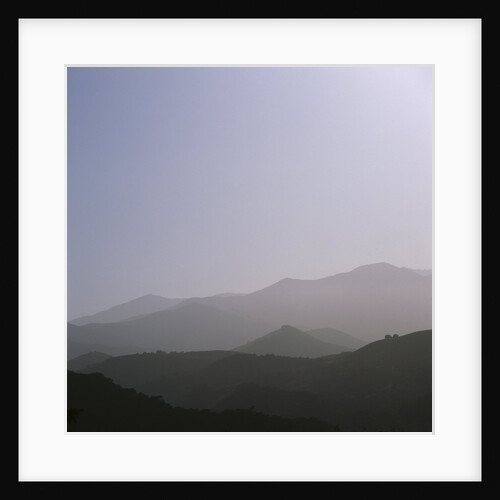 Hills in Silhouette by Anonymous
