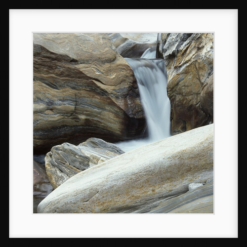 Waterfall in Verzasca Valley by Anonymous