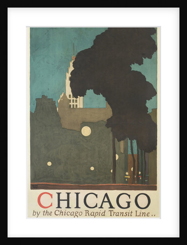 Chicago by the Chicago Rapid Transit Line Poster by Ervine Metzl