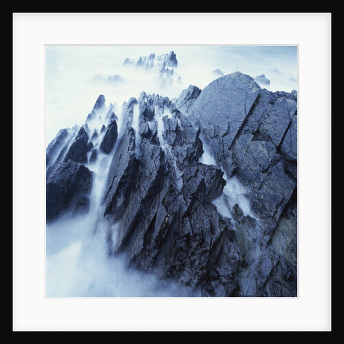 Rock Formation in Fog by Anonymous