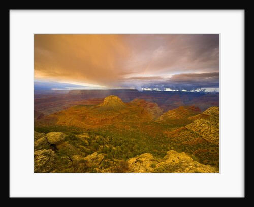 Bright Clouds Over Grand Canyon by Anonymous