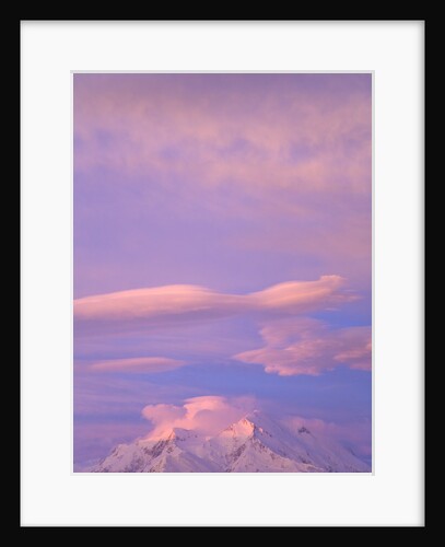 Clouds Over Mount McKinley at Dawn by Anonymous