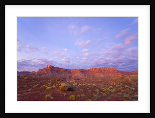 Sandstone Buttes at Dawn by Anonymous