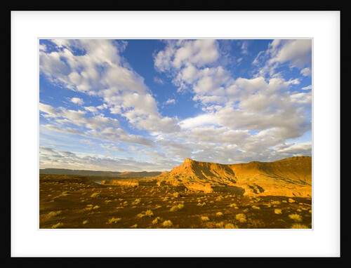 Clouds Over Buttes at Sunrise by Anonymous