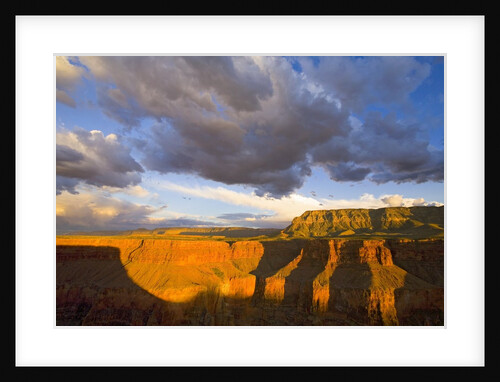 Clouds Over Sandstone Buttes by Anonymous