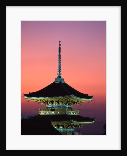 Kiyomizu Temple at Sunset by Anonymous