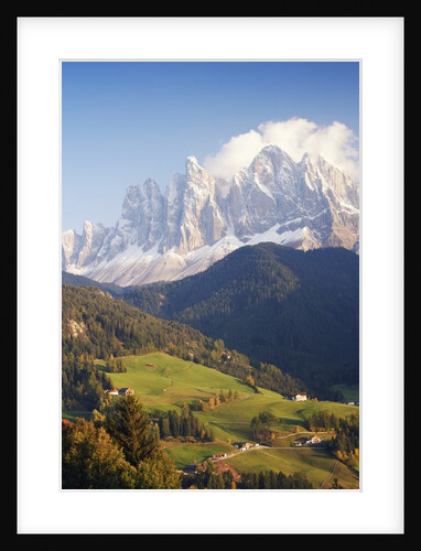 Village in Mountain Valley by Anonymous