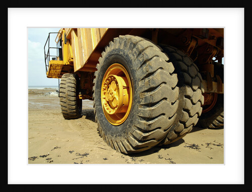 Tires on Construction Vehicle by Anonymous