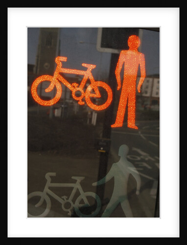 Red Cycle and Pedestrian Signal by Anonymous