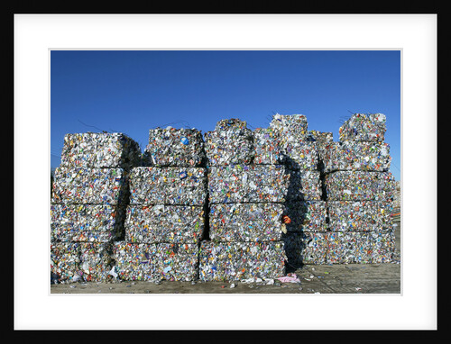 Stack of Bales at Recycling Center by Anonymous