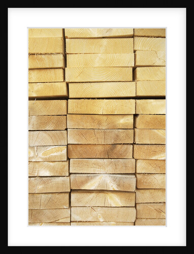 Stack of Planks in Lumberyard by Anonymous