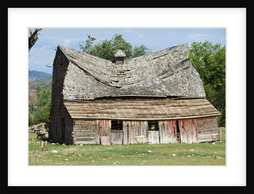 Collapsing Barn by Anonymous