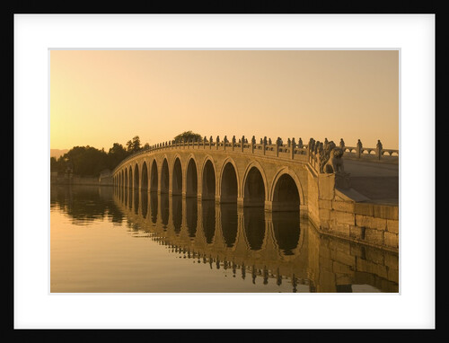 Seventeen Arch Bridge on Kunming Lake in Beijing by Anonymous