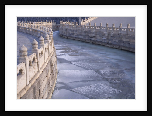 Marble Balustrade and Flooring Inside the Forbidden City by Anonymous