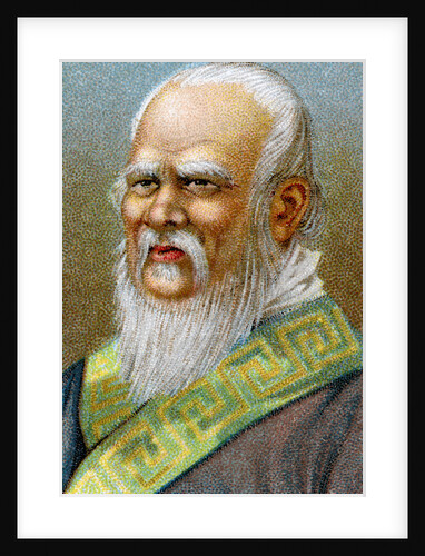 Tobacco Card Illustration of Confucius by Anonymous