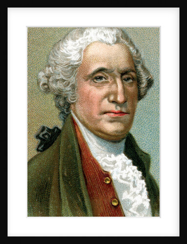 Tobacco Card Illustration of George Washington by Anonymous