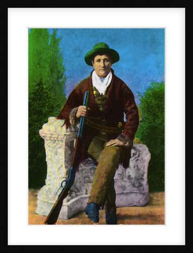 Calamity Jane with Her Rifle by Anonymous