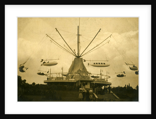 A "Flying Machine" Ride at Battersea Amusement Park, England by Anonymous