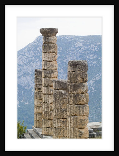 Columns at Temple of Apollo at Delphi by Anonymous