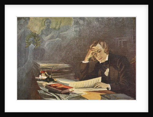 Painting of Robert Schumann by Anonymous