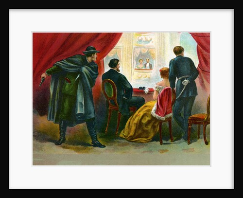 Illustration of the Assassination of President Lincoln by Anonymous