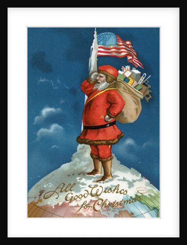 All Good Wishes for Christmas Postcard by Anonymous