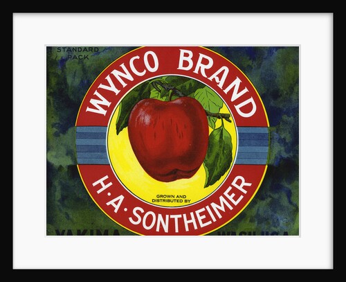 Wynco Brand Fruit Crate Label by Anonymous
