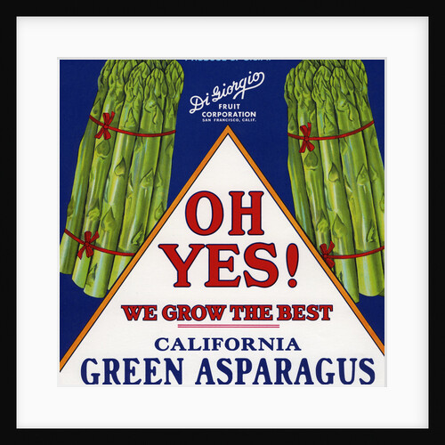 Oh Yes! We Grow the Best Product Label by Anonymous