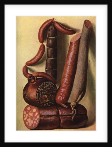 Illustration of Processed Meats by Anonymous