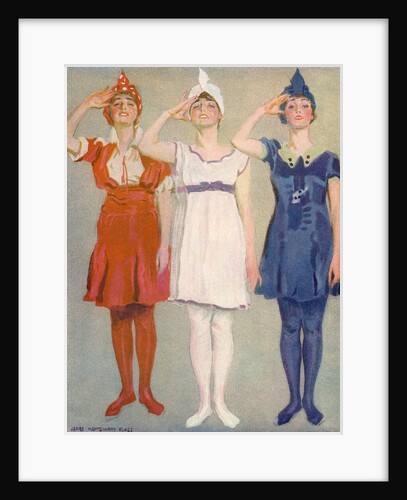 Our Flagg Girls: Three Cheers for the Red, White and Blue! by James Montgomery Flagg