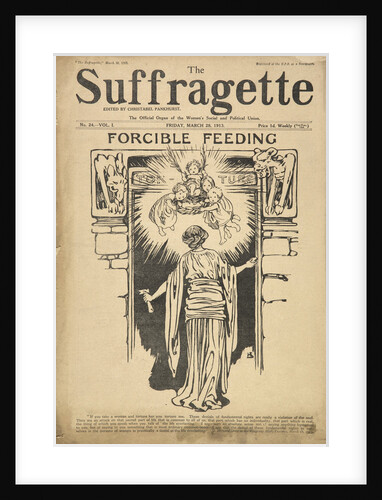 Forcible Feeding Cover of The Suffragette by Anonymous