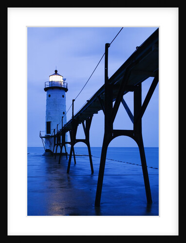 Catwalk to Door of Lighthouse by Anonymous