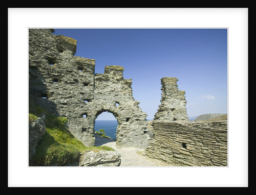 Ruins of Tintagel Castle by Anonymous