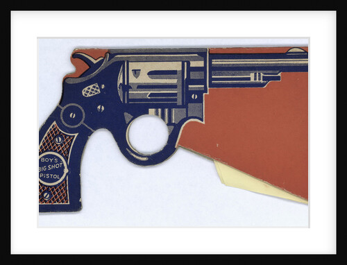 Boy's Big Shot Pistol Made of Paper by Anonymous