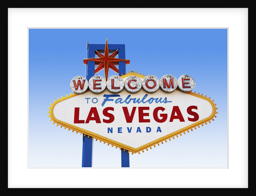 Las Vegas Welcome Road Sign by Anonymous