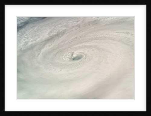 Eye of Hurricane Dean Seen from Space by Anonymous