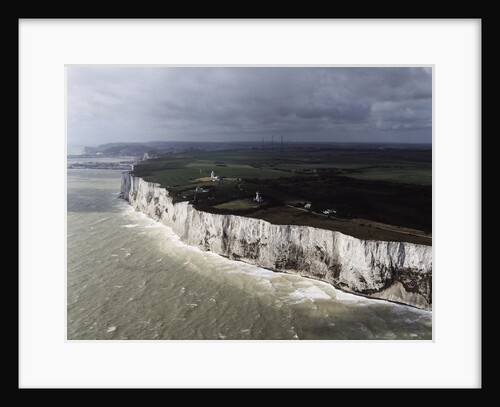 White Cliffs of Dover and South Foreland Lighthouse by Anonymous